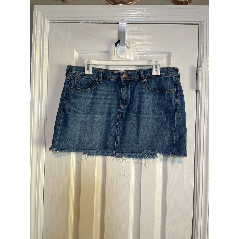 Vintage old navy denim skirt 12